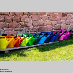 Bunte Kannen