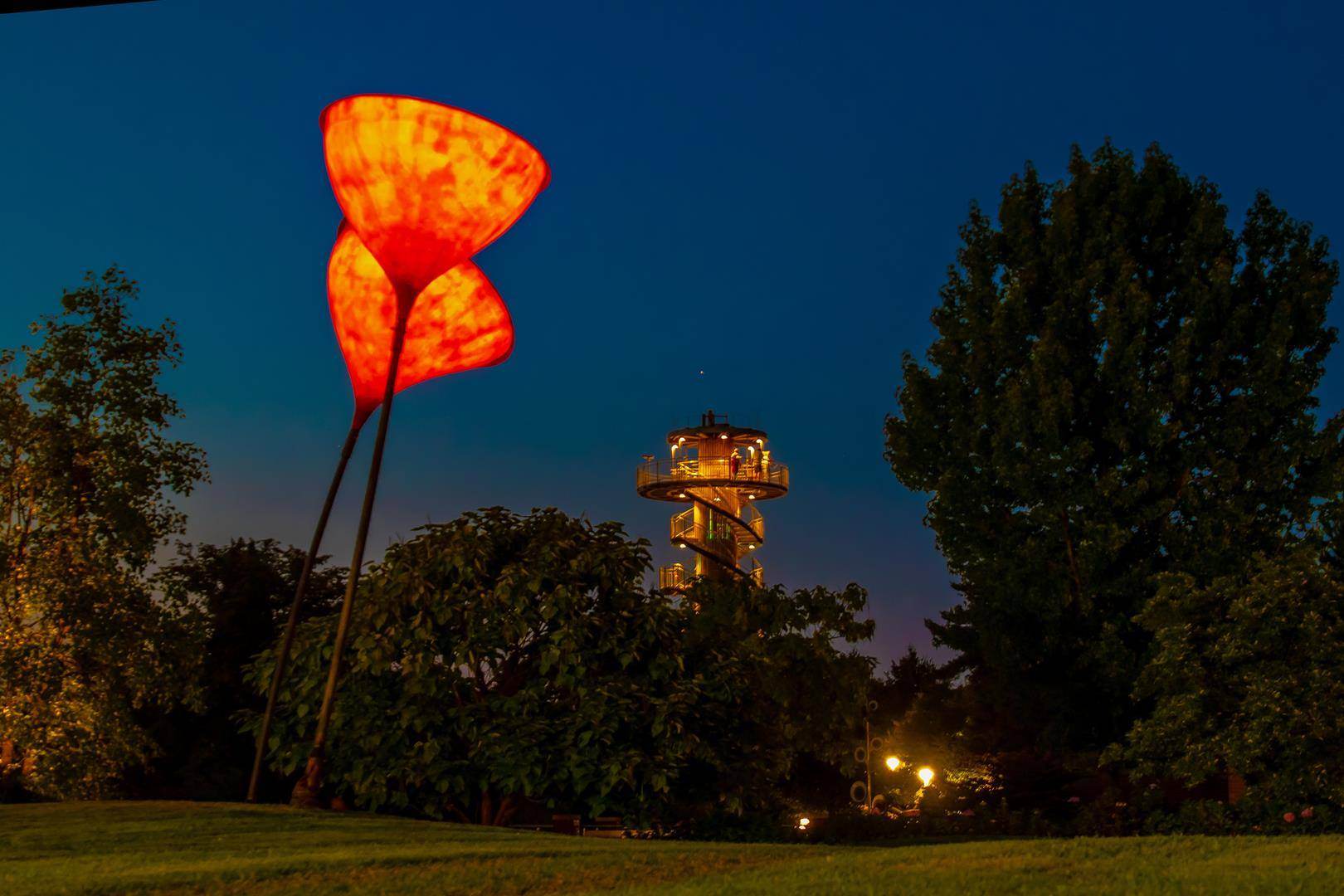 Abend im Park der Gärten in Bad Zwischenahn