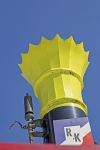 Bunter Schornstein